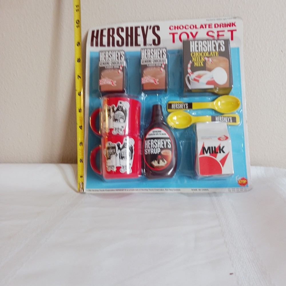 Vinysge Hershey’s Chocolate Drink Toy Set 1990.