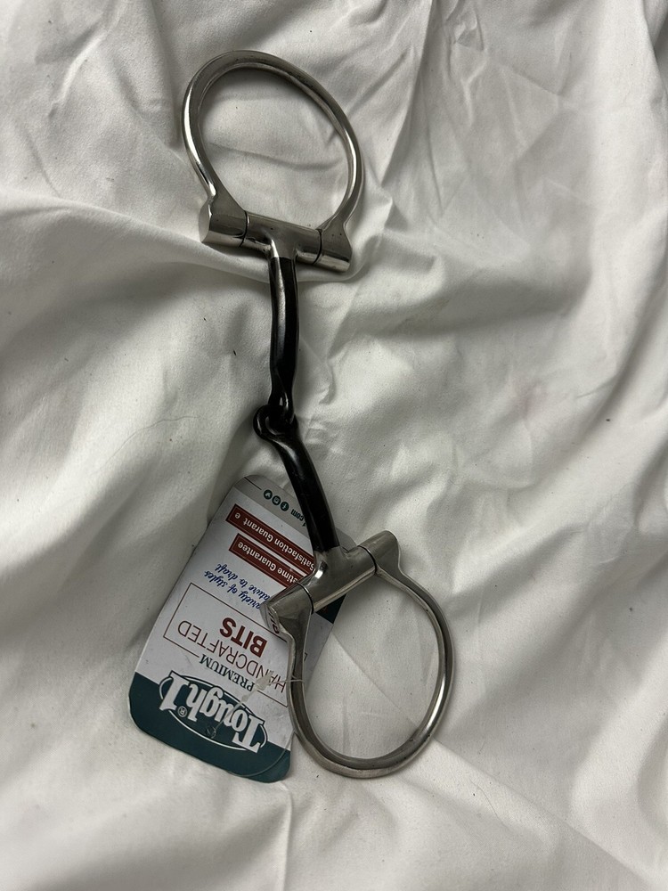 255406 TOUGH 1 SWEET IRON OFFSET DEE SNAFFLE BIT