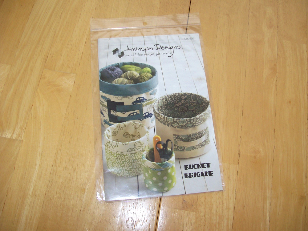 Atkinson Designs Bucket Brigade Storage Container Covers Decoration Patterns
