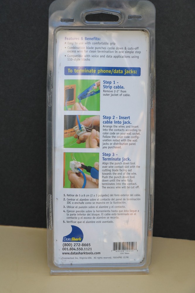 DataShark 110 Punchdown Tool 70034 SEALED New