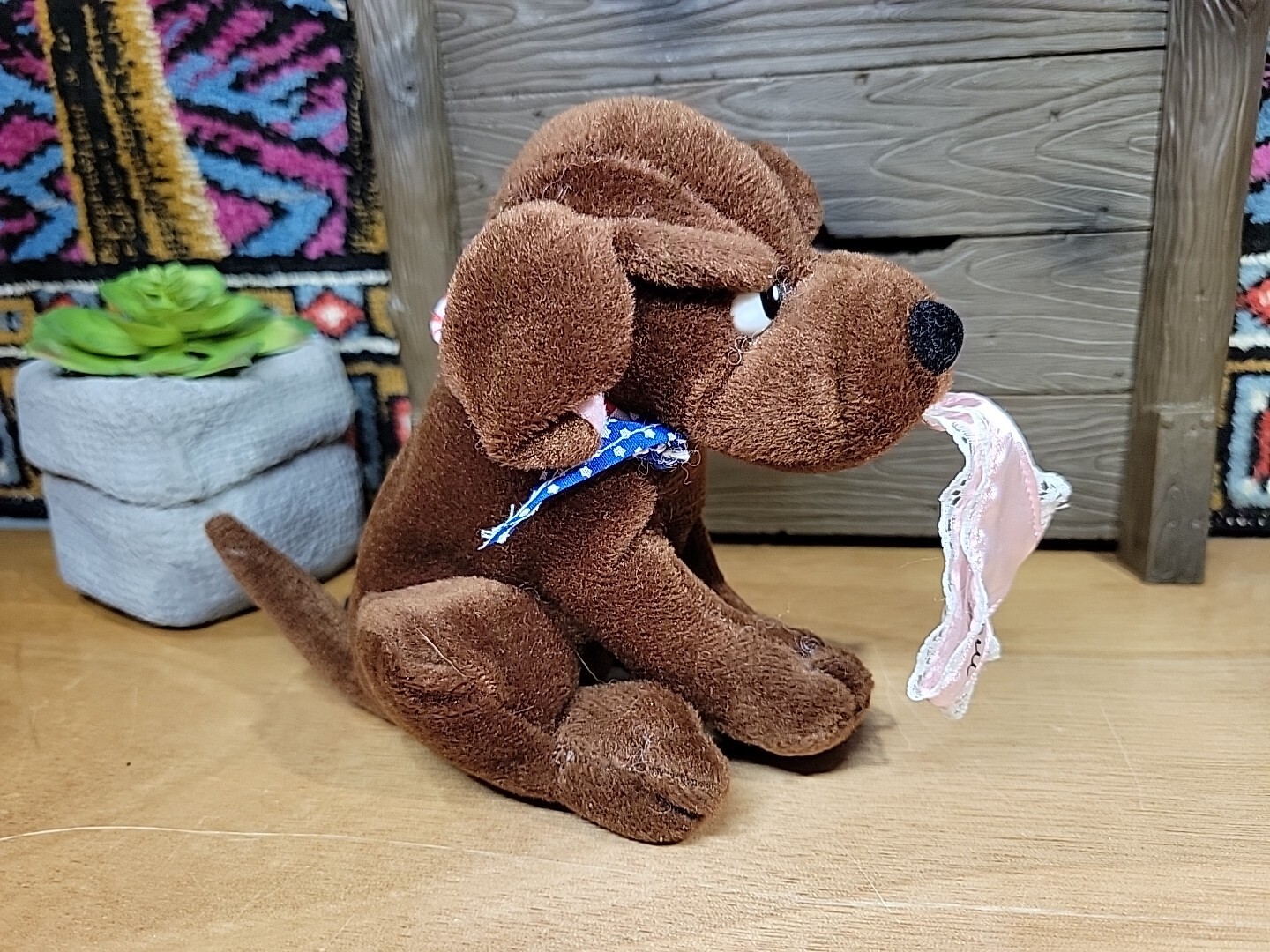 Meanie Beanie Babies Vintage Infamous Series BUDDY Bill Clinton's Dog Lewinsky