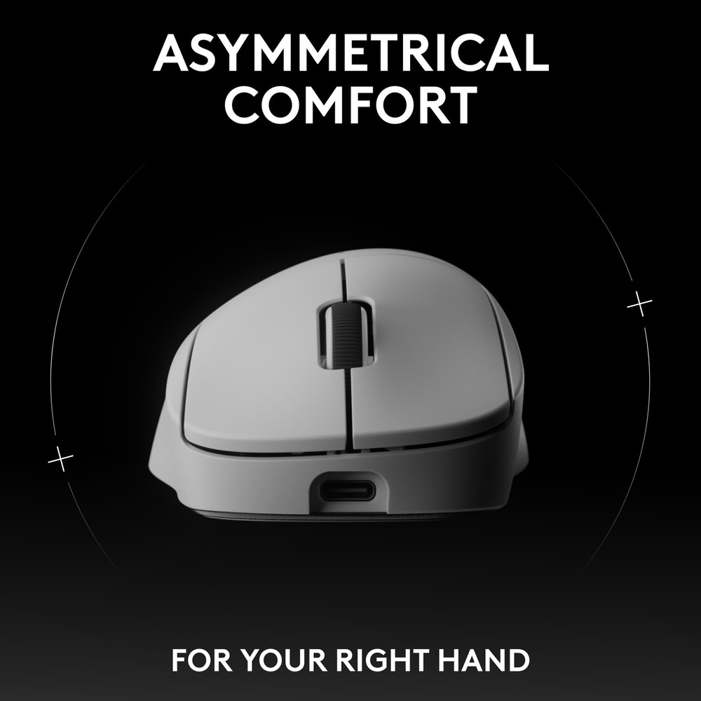 Logitech - PRO X Superlight 2 DEX Lightweight Wireless Optical HERO 2 Sensor ...