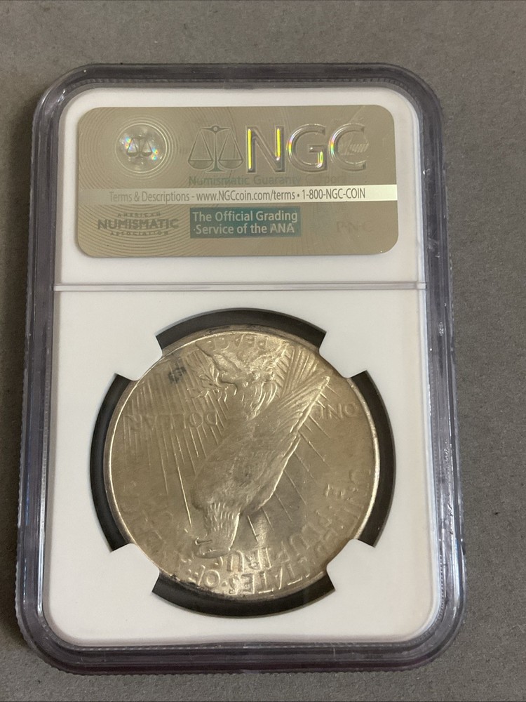 1935 Peace Silver Dollar NGC MS63