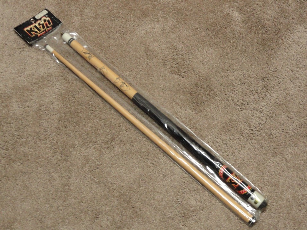 KISS Rock and Roll Over Pool Cue Stick NOS