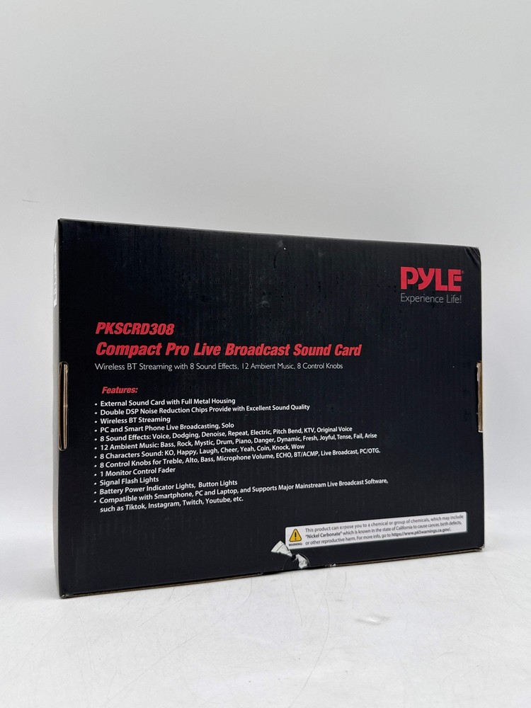 Pyle DJ Controller w/ 8 Sound Effects 8 Characters Sound & 8 Control Knobs