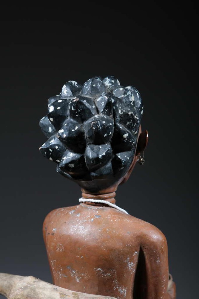 Art African Statue Attie 732