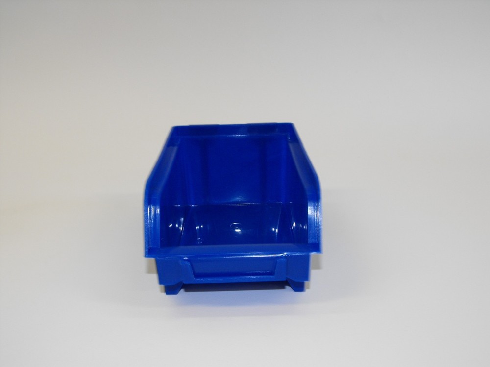 2 Harbor Freight Wall Mount Hanging Storage Bins Replacement Blue Large Bin Plas