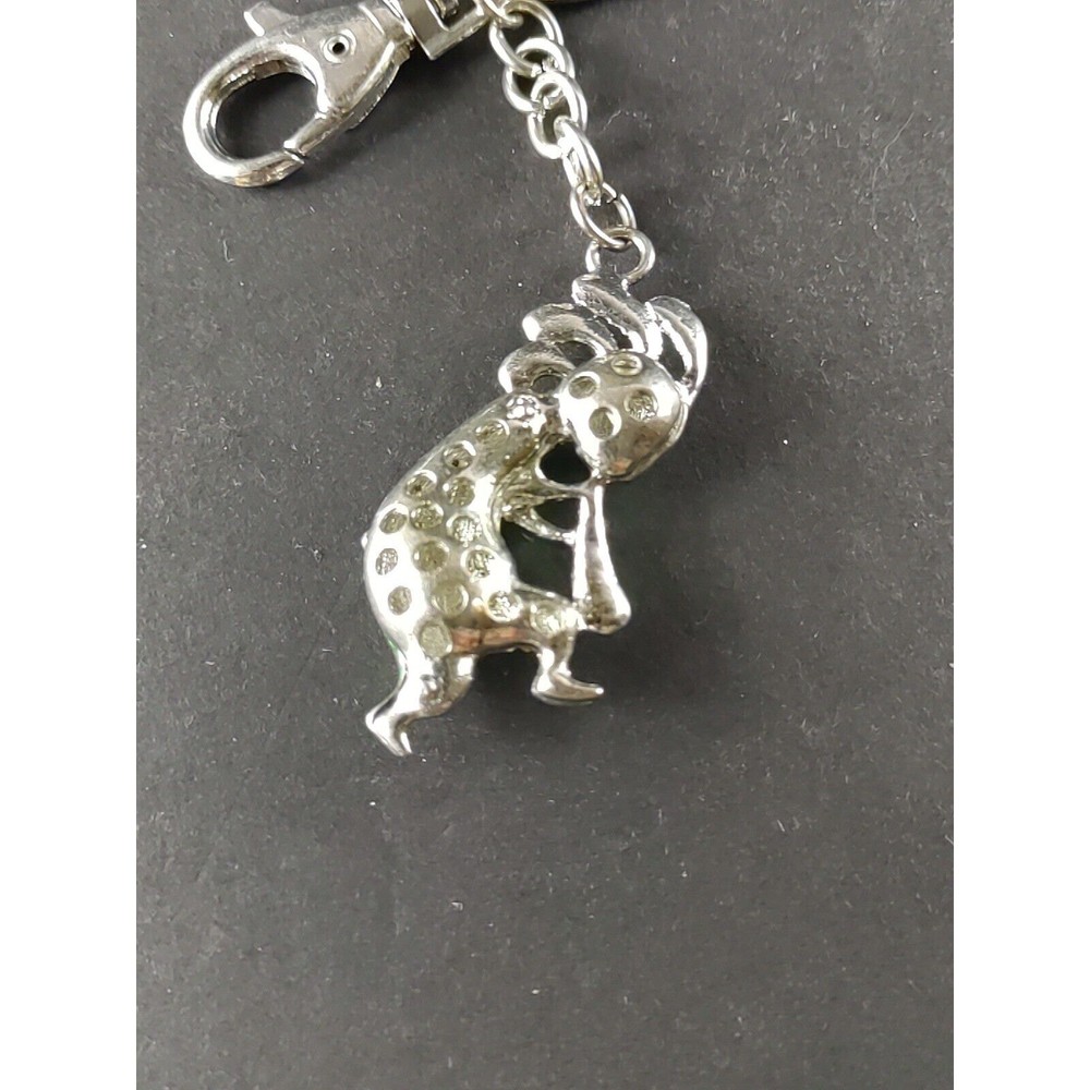 Katchina Doll Rhinestone Keychain Flute