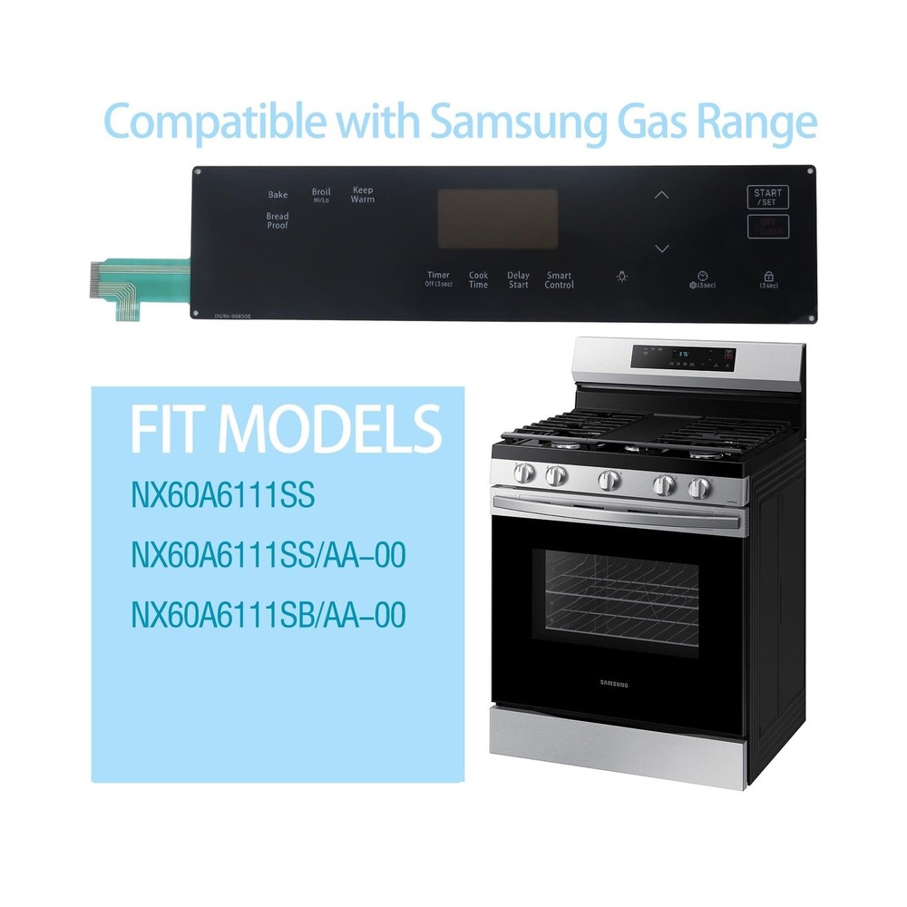Upgraded DG96-00850E Range Membrane Switch Touchpad Control Panel For Samsung