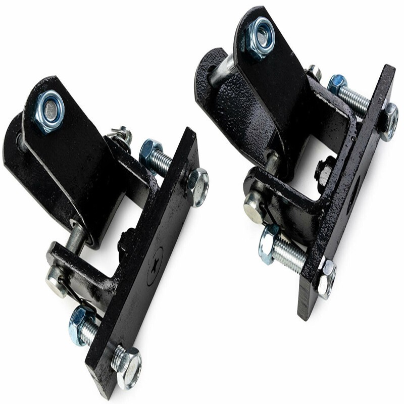 24-41" Width Adjustable Universal Tow Towing Bar Bumper Mount 5000lb w/ Chains