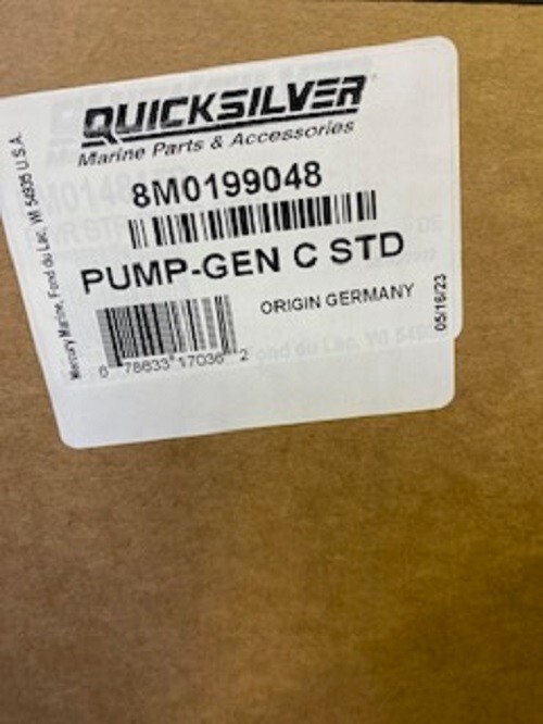 New Quicksilver Gen C pump 8M0199048
