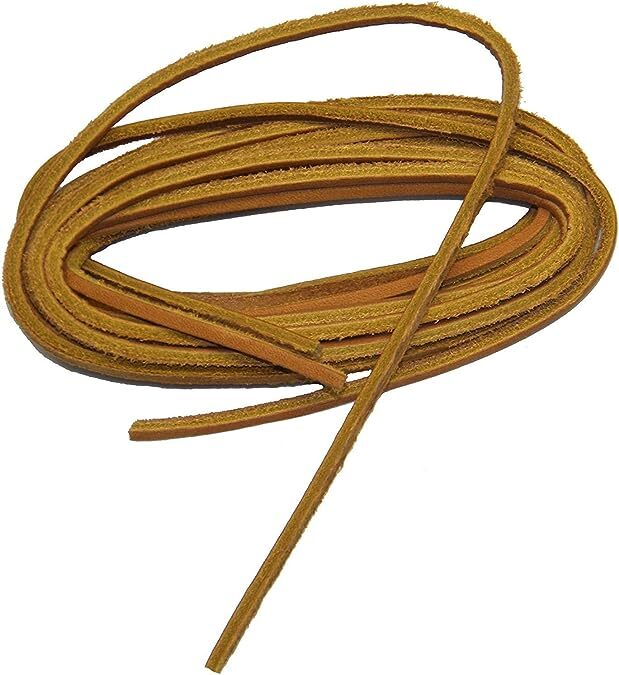 Leather Boot Shoe Laces Shoelaces Black/ Tan/ Chocolate /White 27"-36"
