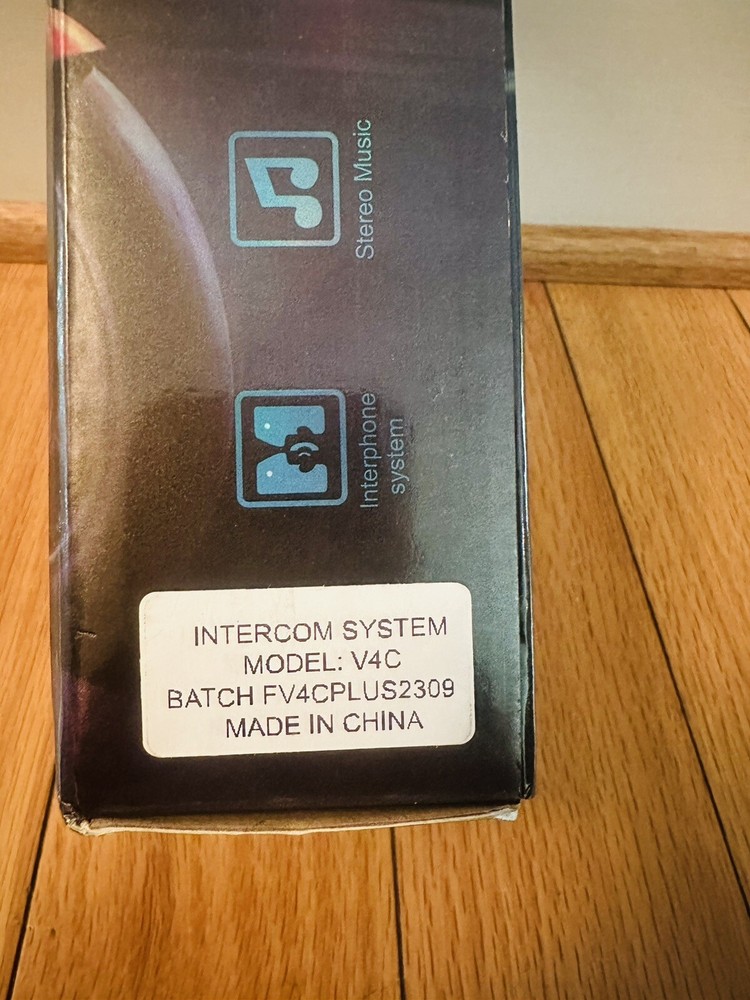 EJEAS V4CPlus Motorcycle Helmet Intercom Bluetooth Headset 2 Pack 1200m distance