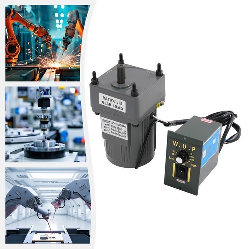 Electric Gear Reduction Motor High Torque Motor Variable Speed Controller 1:15