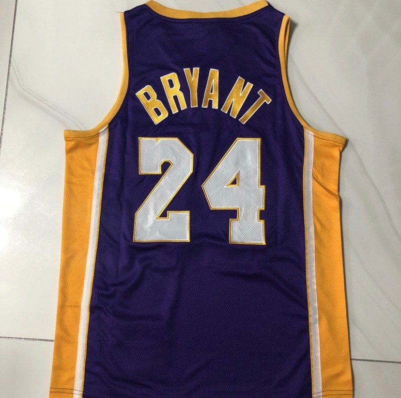 Los Angeles Lakers Kobe Bryant purple retro vintage basketball jersey