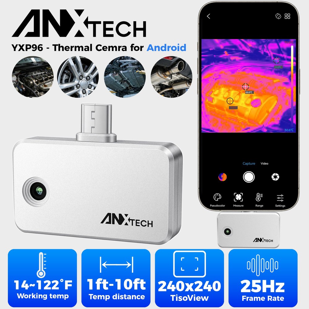 ANXTECH Thermal Imaging Camera for Android 240*240 Super Resolution