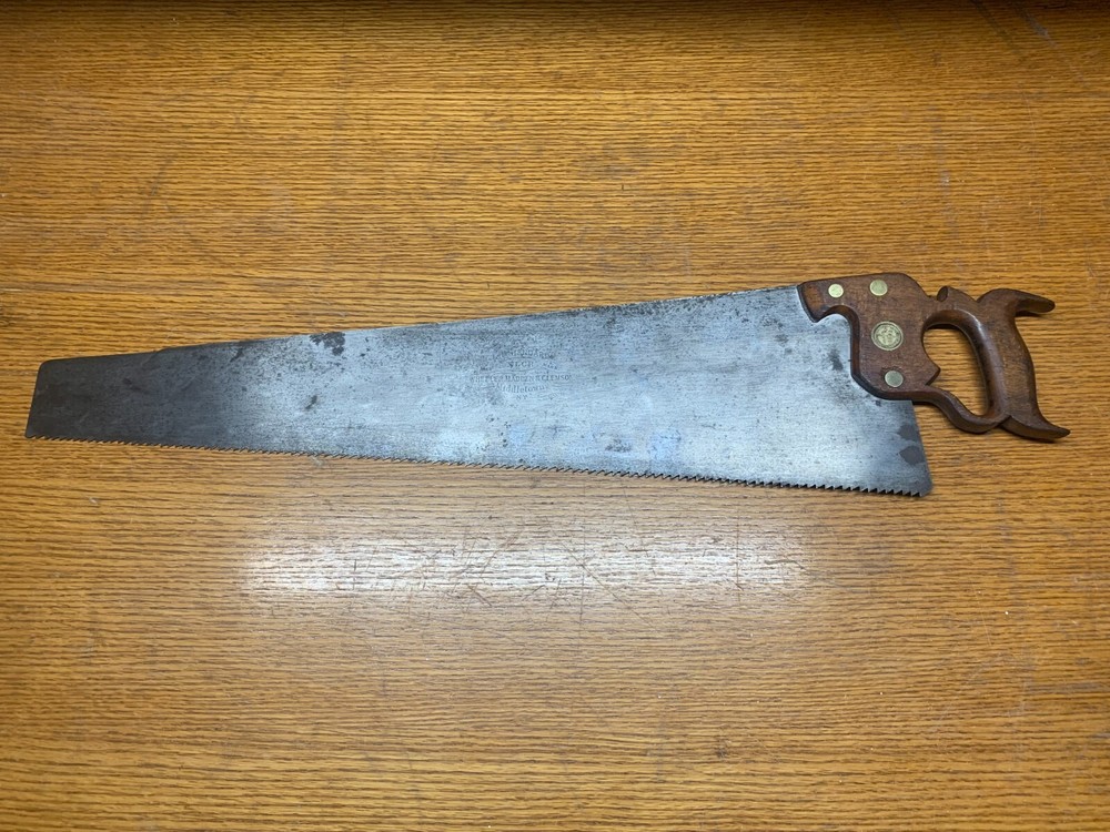 Early Wheeler, Madden & Clemson rip saw with split nuts