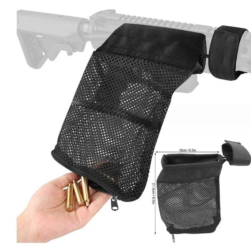 Brass Shell Catcher Cartridge Nylon Mesh Collector Casing Durable Adjustable