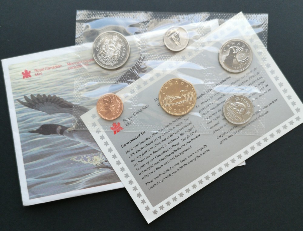 *** 1996  CANADA  PROOF  LIKE  ROYAL  MINT  SET *** BETTER  DATE ***