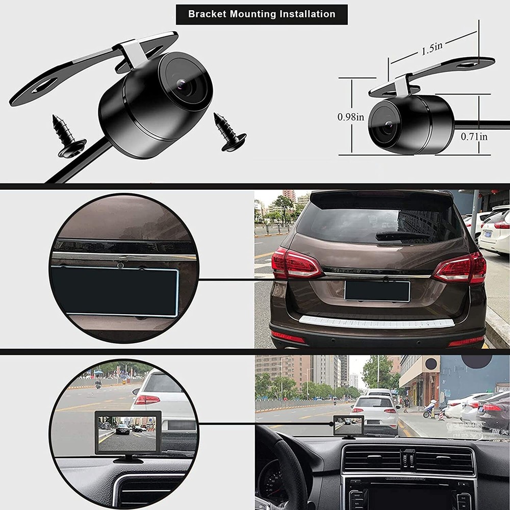 New Backup Camera Rearview Mount for Jensen CAR8000