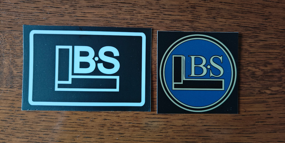 TWO Set Sticker Brown & Sharpe Logos Measuring Precision Tools Square Micrometer