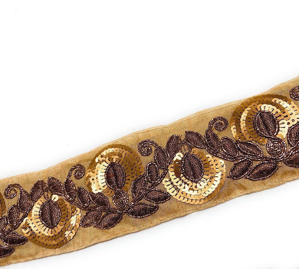 Sequin Gold Trim