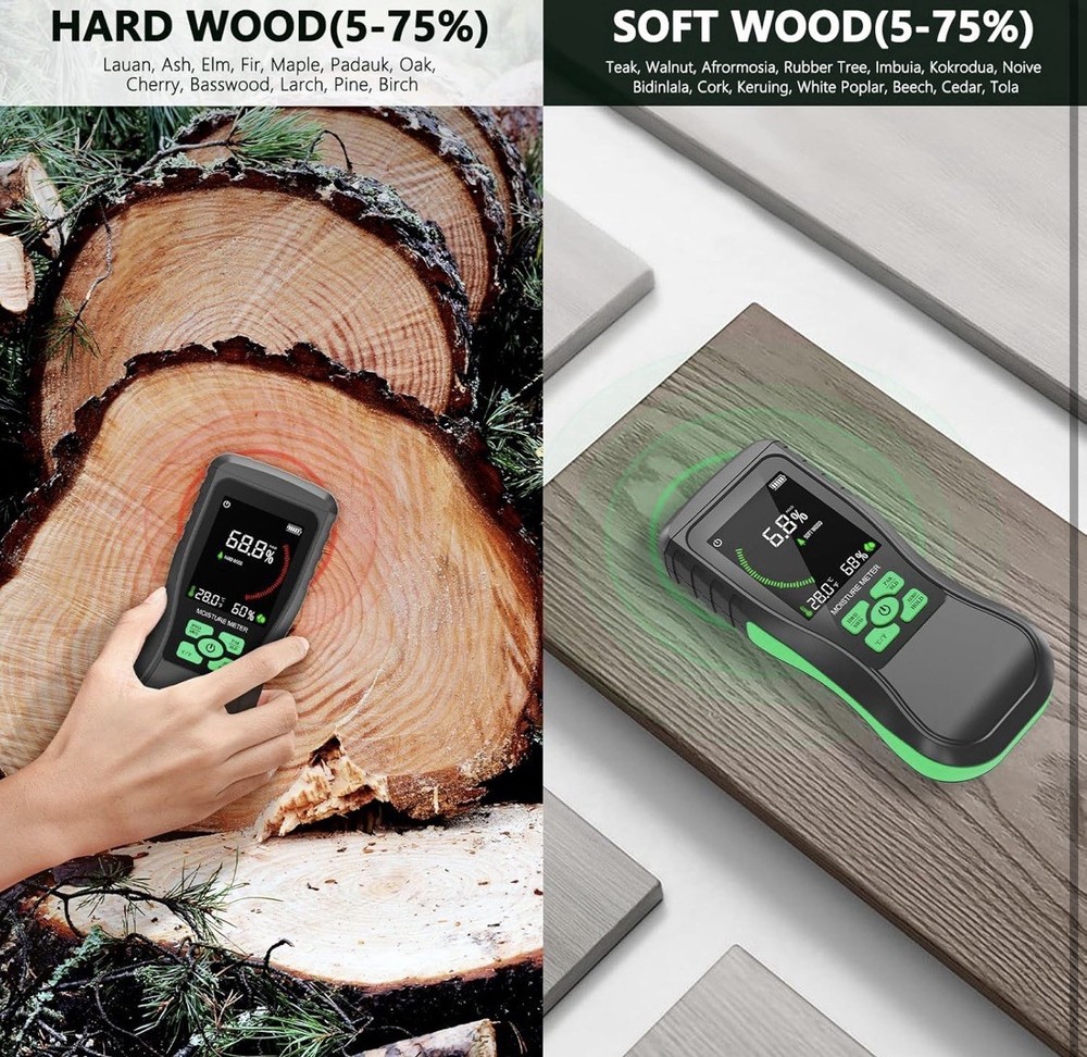 HY18 Pinless Moisture Meter for Non-Destructive Induction(Read Description)