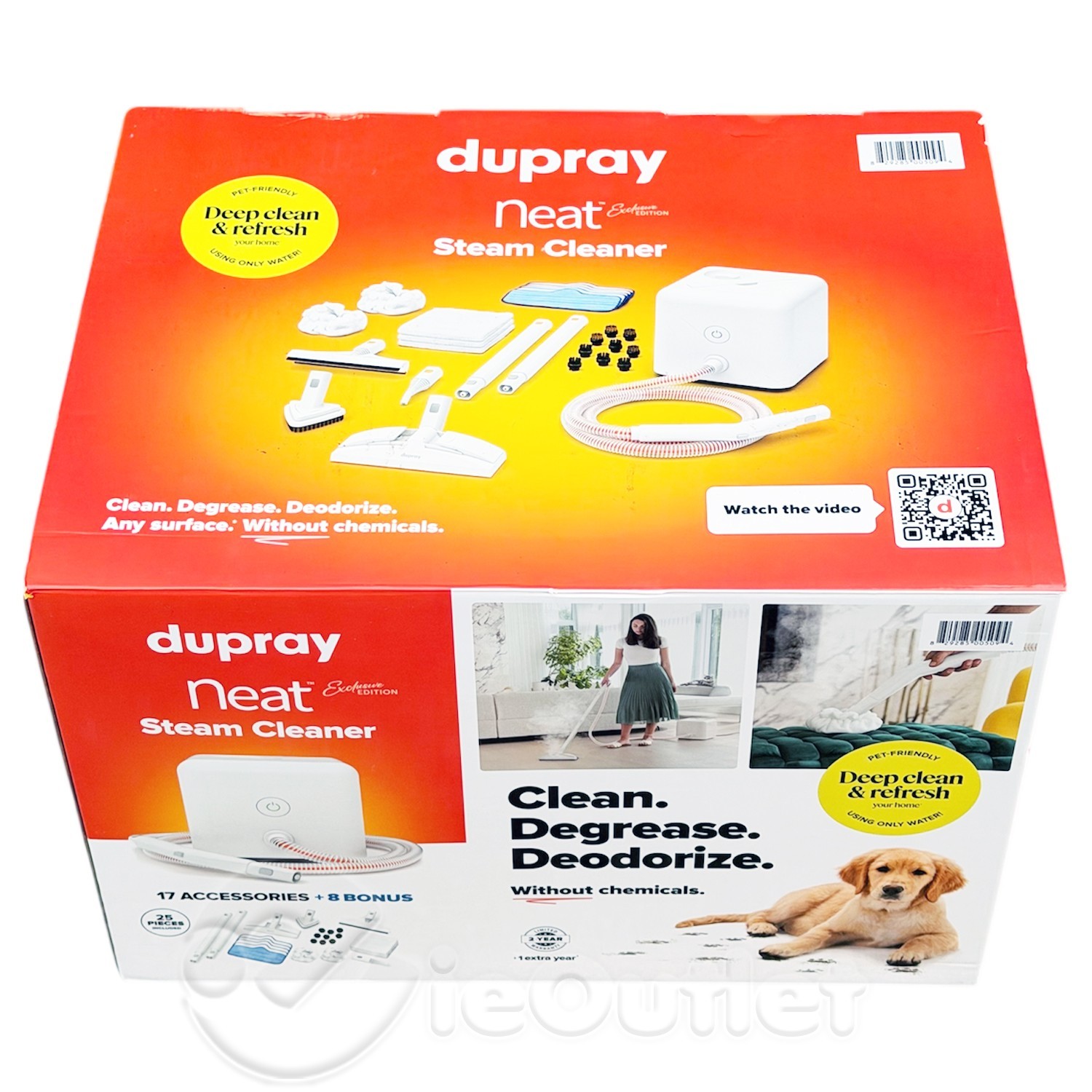 Dupray NEAT Exclusive Edition Steam Cleaner w/ Bonus Accessories - 25-Piece Kit