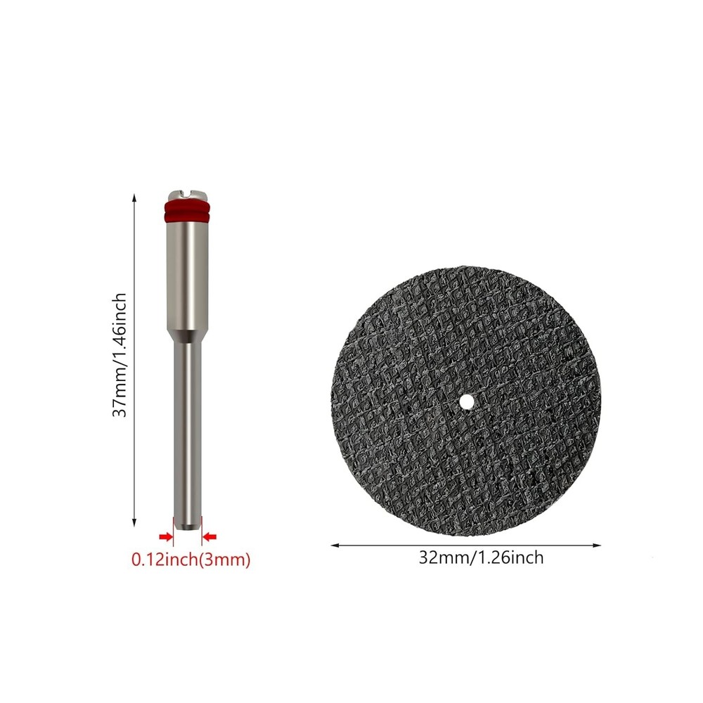 50pcs 1-1/4'' Ceramic Rotary Tool Cut Off Wheels - Durable & Versatile Discs