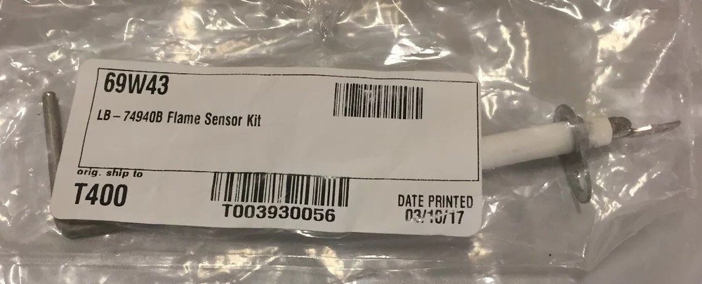 LENNOX/DUCANE/ARMSTRONG FLAME SENSOR KIT 69W43 LB-74940B