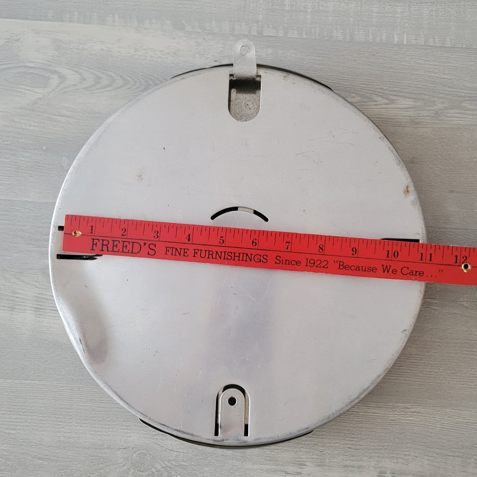 Vintage 58 Orange Crush Thermometer Pam Clock Round Sign Glass Cover Advertising