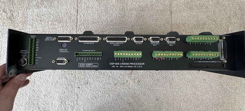 Vintage USL Inc. DSP-60s Cinema Processor - Working