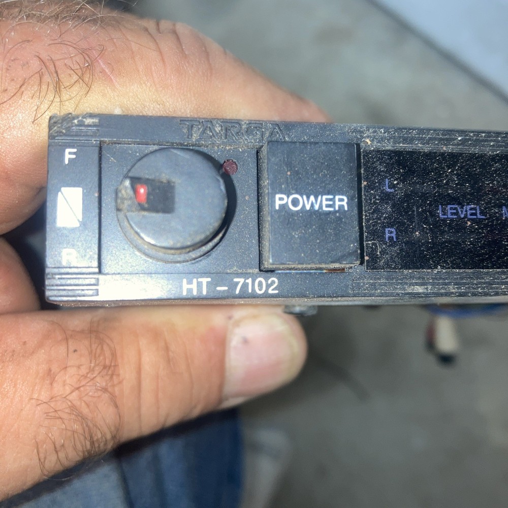 Targa Ht-7102 Car Equalize old school powered equalizer box BB