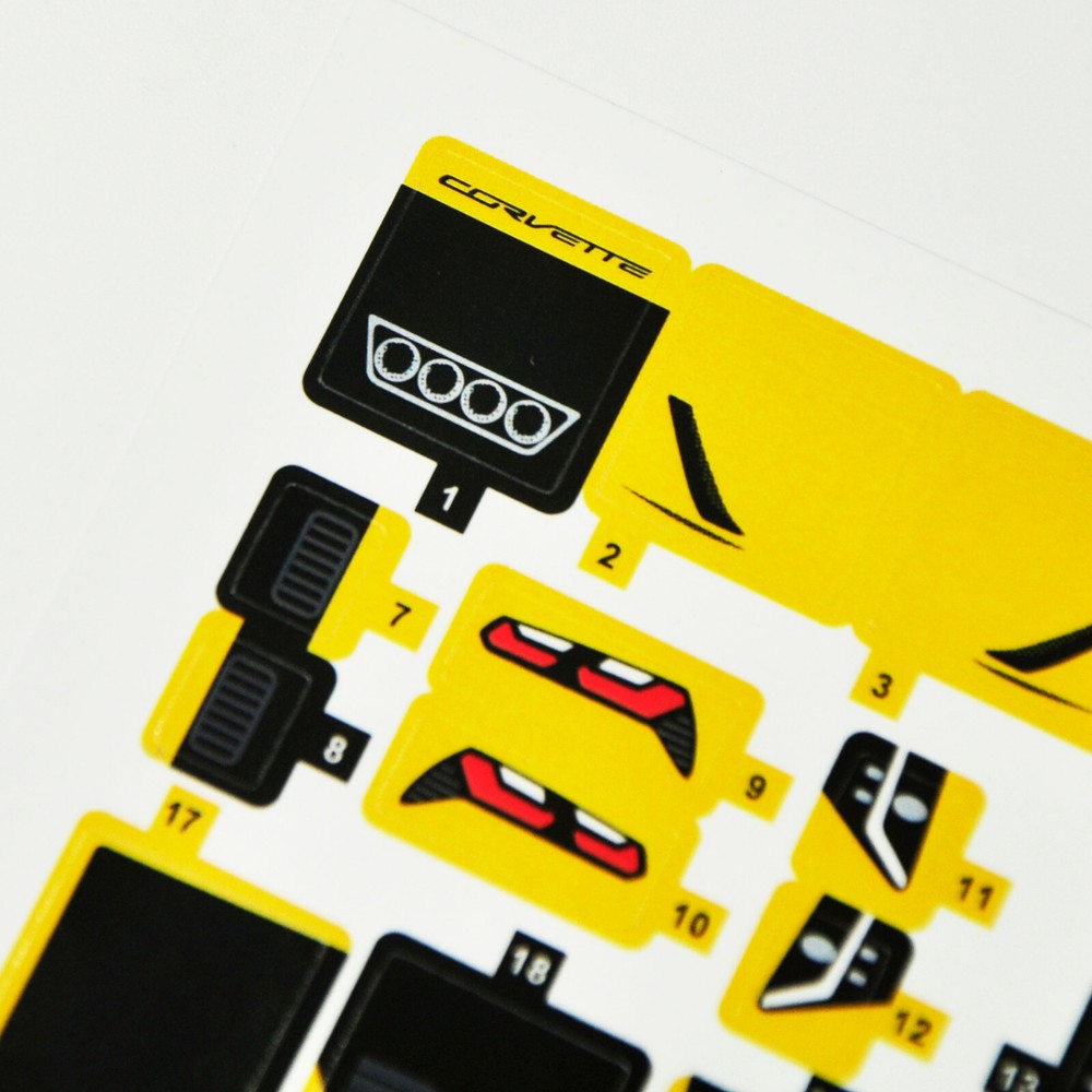 Replacement sticker for set 75870 Precut sticker