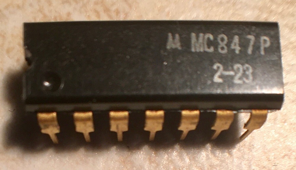 Motorola MC847P MC847 Quad 2 Input Gate Expander - NOS