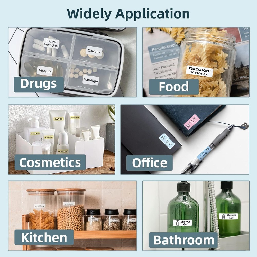 Phomemo D30 Label Maker Machine Portable Bluetooth Mini Thermal Label Printer