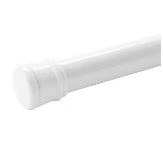 Tension Shower Rod in White 72in