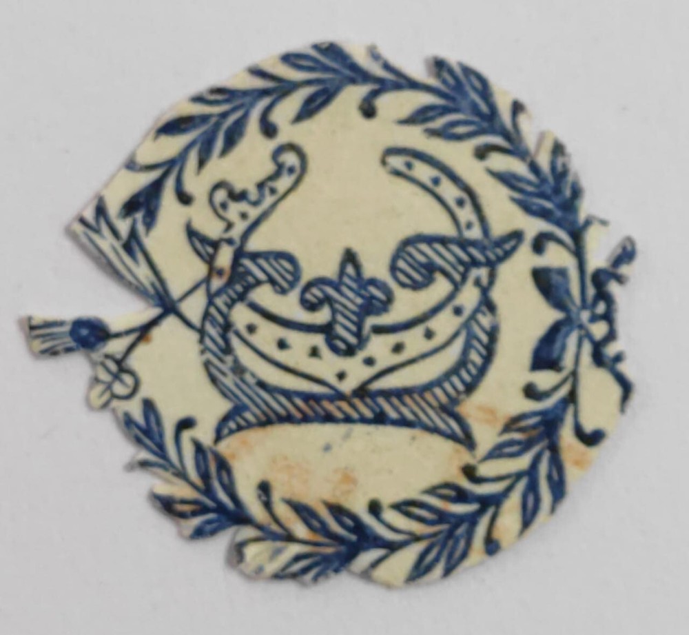 OLD EARLY ARTILLERY REGIMENTS PAPER CREST 24 NO
