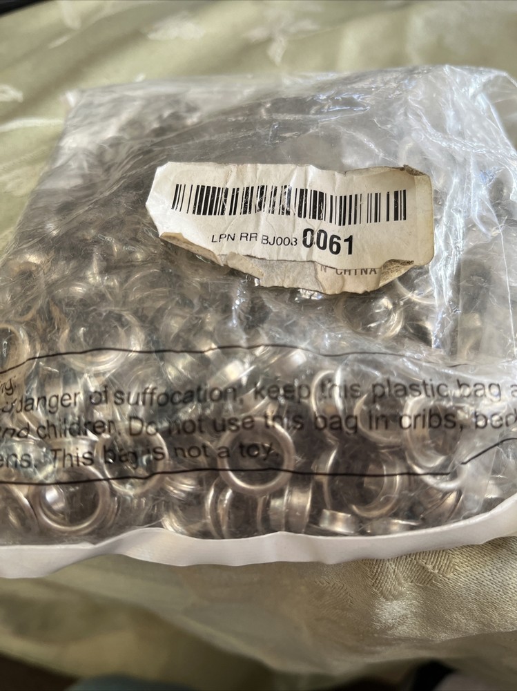 Silver Eyelets