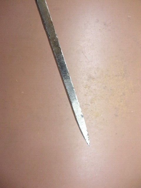 UNIQUE 5/8" STRIKE TANG CHISEL 13 1/2" Long Rugged 3/8" Thick Chisel Tool Clean!