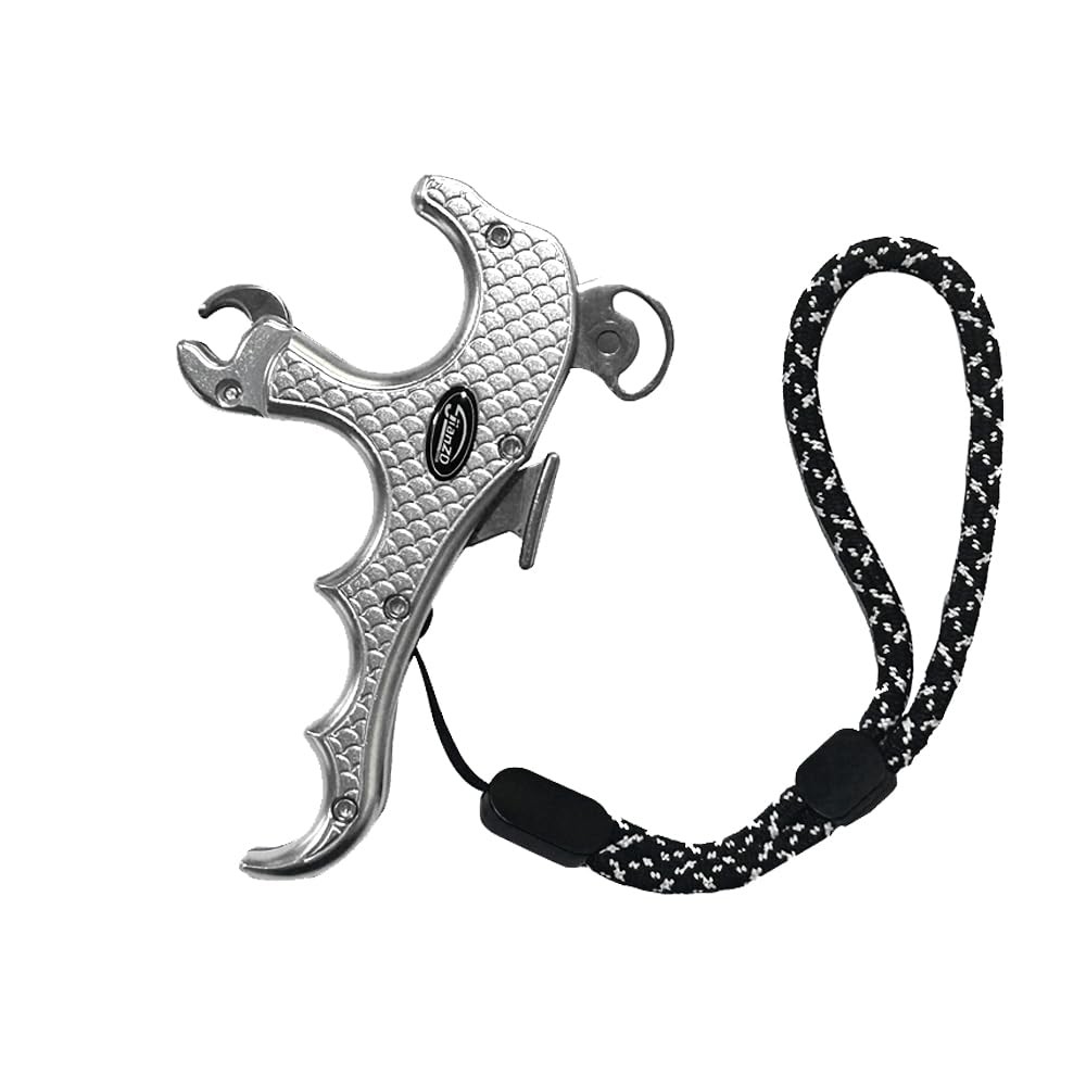 Archery Compound Bow Release - 4-Finger Thumb Release Aid for Compound Bows, ...