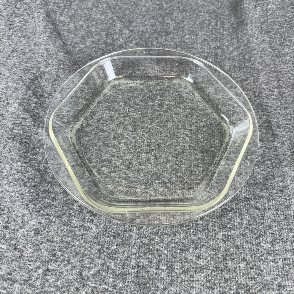 Pyrex Clear Glass Pie Plate L203 10 In Round Baking Dish Bakeware Kitchen