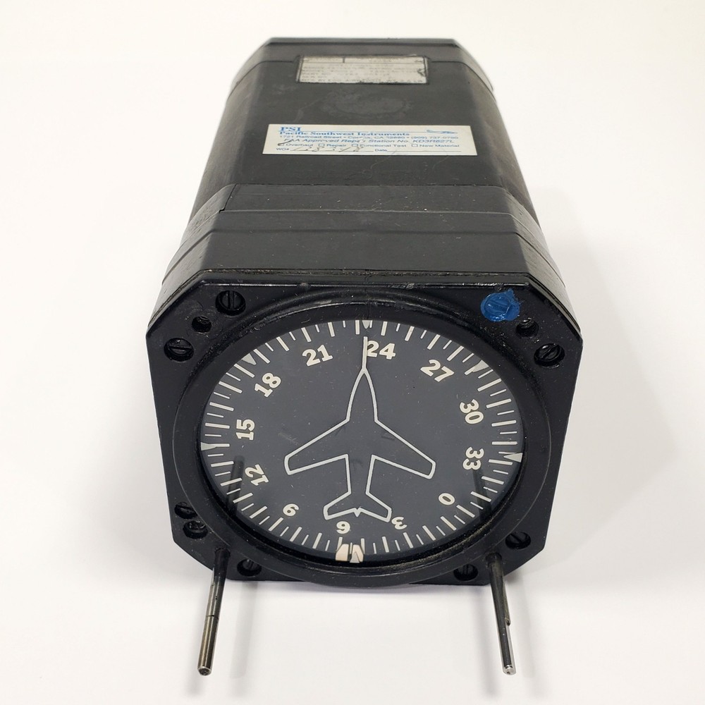 NEEDS OVERHAUL Edo-Aire Directional Gyro 4000C P/N 1U262-003-14 - Missing Knobs