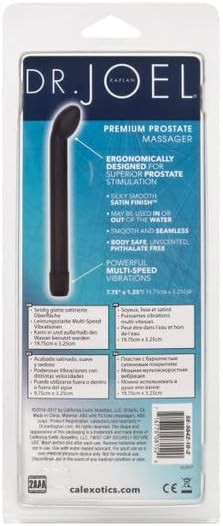 CalExotics Dr. Joel Kaplan Premium Prostate Massager - Black