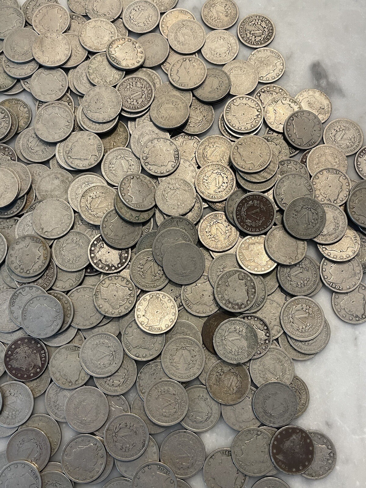 [Lot of 40] V Nickels Liberty Head - Full Readable Dates - Choose How Many Lots!