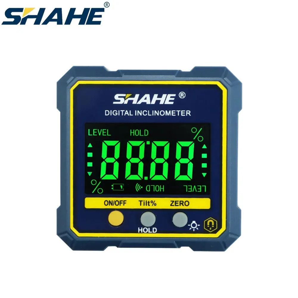 Digital Angle Gauge Magnetic Protractor Inclinometer Level Angle Finder Angle Cu