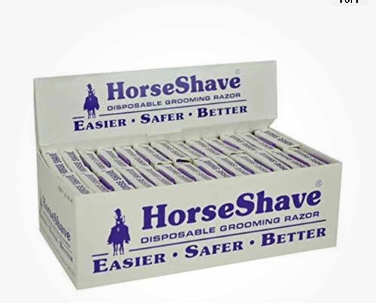 Horse Shave - Disposable Grooming Razor. Easier Safer Better (6-Pack)