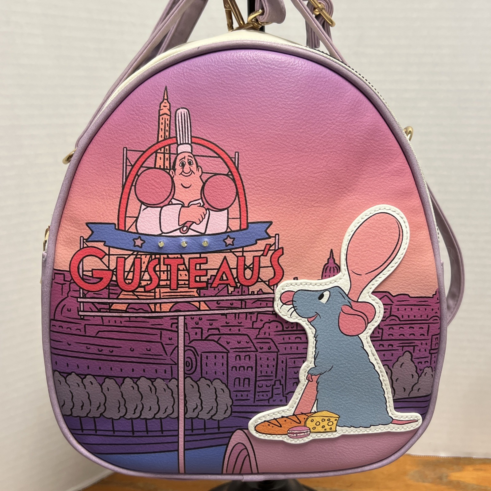 Disney Pixar Ratatouille Paris Scenic Light Up Mini Backpack Great Condition