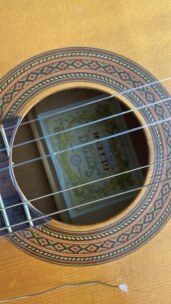 Suzuki No. 32 classical guitar.