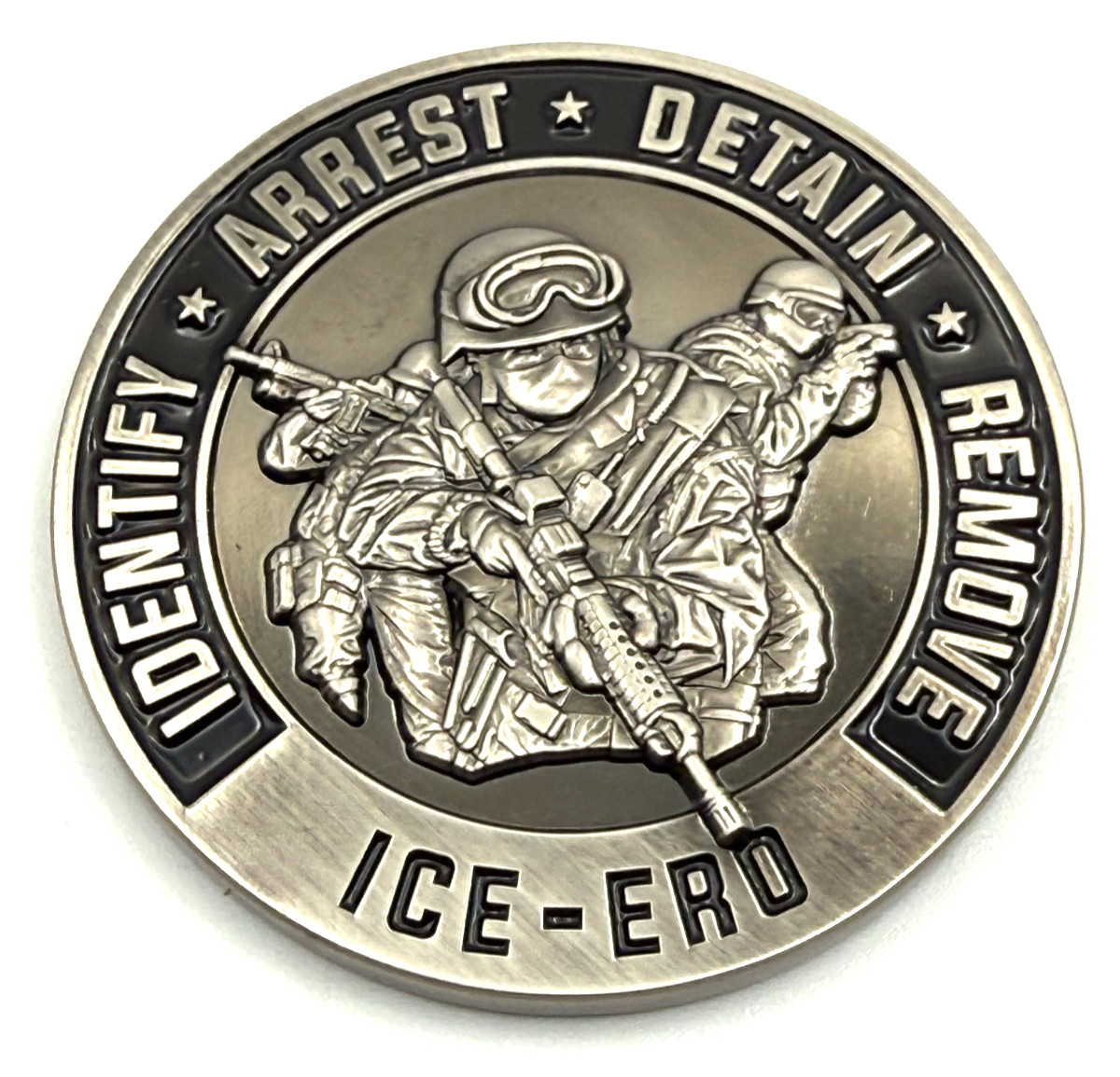 G18 ICE ERO Enforcement & Removal Operations Federal Police Challenge Coin